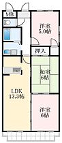 大阪府大阪狭山市狭山5丁目（賃貸マンション3LDK・5階・60.50㎡） その2