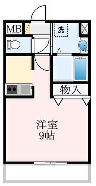 大阪府堺市東区白鷺町1丁(賃貸マンション1R・2階・26.48㎡)の写真 その2