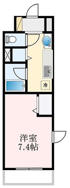 大阪府堺市中区東山(賃貸マンション1K・3階・24.94㎡)の写真 その2