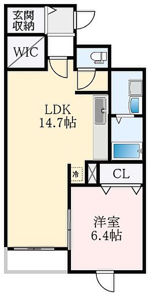 大阪府河内長野市木戸2丁目(賃貸マンション1LDK・4階・51.45㎡)の写真 その2