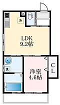 大阪府堺市中区深井清水町（賃貸アパート1LDK・2階・32.93㎡） その2