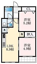 大阪府堺市南区高倉台2丁（賃貸マンション2LDK・6階・50.22㎡） その2