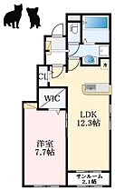 大阪府南河内郡河南町大字一須賀6-1（賃貸アパート1LDK・1階・50.14㎡） その1