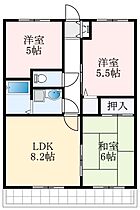 大阪府富田林市加太3丁目（賃貸マンション3LDK・2階・53.00㎡） その2