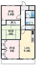 大阪府富田林市寿町2丁目8-13（賃貸マンション3LDK・4階・61.29㎡） その2