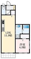 大阪府大阪狭山市半田3丁目（賃貸アパート1LDK・2階・40.35㎡） その2