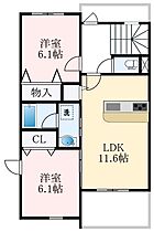 大阪府堺市東区日置荘原寺町（賃貸アパート2LDK・3階・64.68㎡） その2