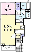 大阪府堺市中区東山（賃貸アパート1LDK・1階・37.13㎡） その2