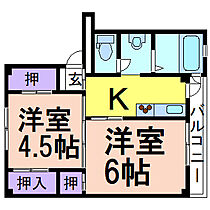 ビレッジハウス奈良部2号棟 508 ｜ 栃木県鹿沼市みなみ町（賃貸マンション2K・5階・33.51㎡） その2