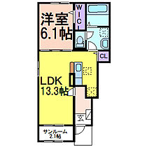 サザンクロス  ｜ 栃木県鹿沼市千渡（賃貸アパート1LDK・1階・50.01㎡） その2