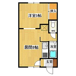 大幸ハイツ山下 2階/2-D