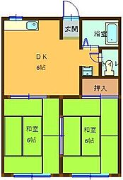 間取図画像 2DK