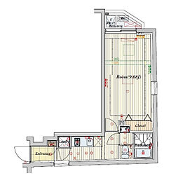 BeverlyHomes上井草 1Kの間取図画像