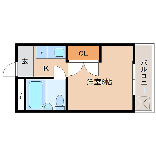 アートハウスなら ｜奈良県奈良市南京終町7丁目(賃貸マンション1K・4階・18.00㎡)の写真 その2