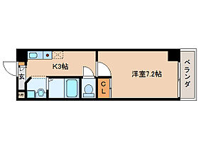 インペリアル奈良大宮  ｜ 奈良県奈良市大宮町6丁目（賃貸マンション1K・2階・24.98㎡） その2