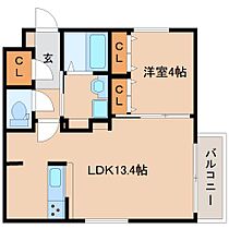 奈良県奈良市南城戸町（賃貸マンション1LDK・1階・43.14㎡） その2