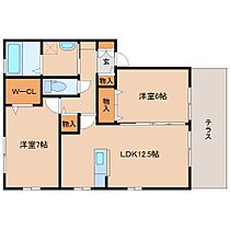 メゾンプレミールA棟 101 ｜ 奈良県奈良市東九条町440-3（賃貸アパート2LDK・1階・62.10㎡） その2