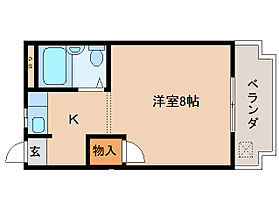 ハイツあさじ野  ｜ 奈良県奈良市鵲町（賃貸マンション1K・1階・22.00㎡） その2