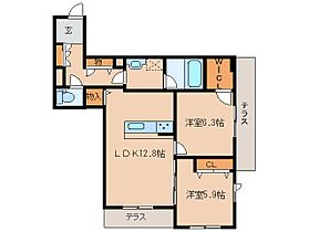 シャーメゾンK四条大路 103 ｜ 奈良県奈良市四条大路1丁目（賃貸マンション2LDK・1階・62.65㎡） その2