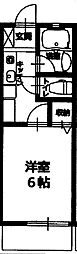 つるや航業(株)小牧寮 1Kの間取図画像