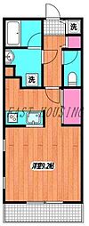 LaFlora 1Kの間取図画像