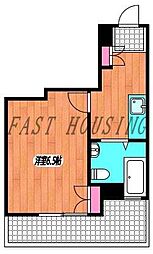 パラスト西原 1DKの間取図画像