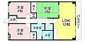 フェリーチェ菩提寺3階6.4万円