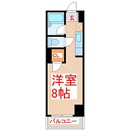 エース平之町 ワンルームの間取図画像