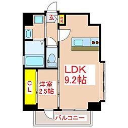 Kanon 1LDKの間取図画像