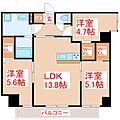 仮称)フォレストテラス6階14.8万円