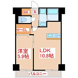 仮称)フォレストテラス 1LDKの間取図画像