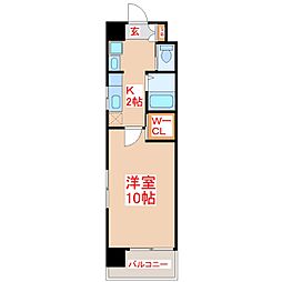 メゾンデ・アレグリア照国 1Kの間取図画像