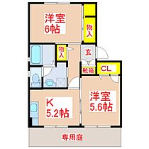 ウィステリア姶良　Ａ棟  ｜ 鹿児島県姶良市池島町32番地21（賃貸アパート2K・1階・42.60㎡） その2