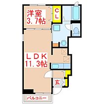 フロレスタＫ  ｜ 鹿児島県姶良市加治木町諏訪町96番地2（賃貸アパート1LDK・1階・37.13㎡） その2