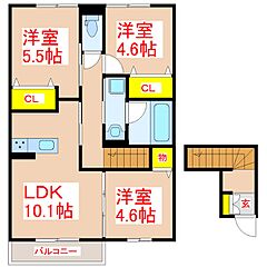 物件の間取り