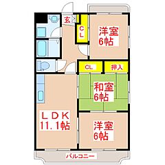 物件の間取り