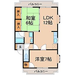 ねぎはらコーポ　Ｂ棟 2階