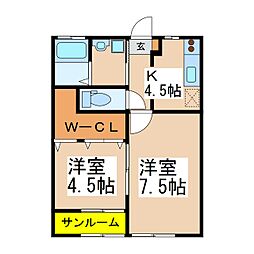 🉐敷金礼金0円！🉐ユニヴェール　B棟