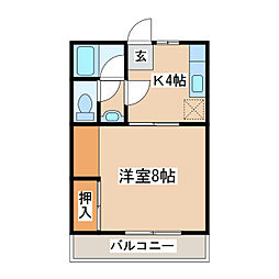 田代アパート 2階/-