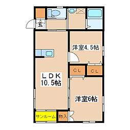 ランコントル　Ａ棟 1階