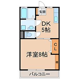 サンハイツ川西 K棟 2階