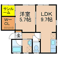 物件の間取り