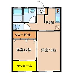 リヴィエールB 1階