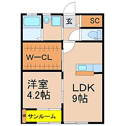 PORTE B棟 2階