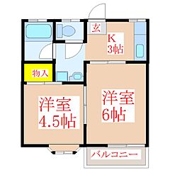 物件の間取り