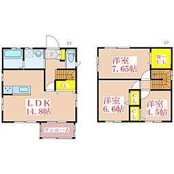 内山田2丁目貸家　1号棟