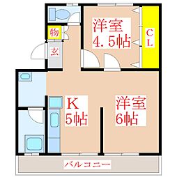 🉐敷金礼金0円！🉐ＭＳハイツ　Ｂ棟