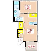 ラシード　レーヴ  ｜ 鹿児島県霧島市国分向花町4-43（賃貸アパート1LDK・1階・44.12㎡） その2
