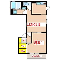 ウィングス  ｜ 鹿児島県鹿児島市鴨池1丁目2番地13-2（賃貸アパート1LDK・1階・39.90㎡） その2