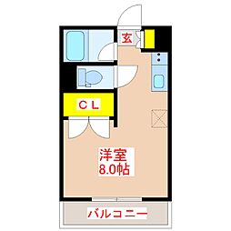 てーちハウス 2階/-
